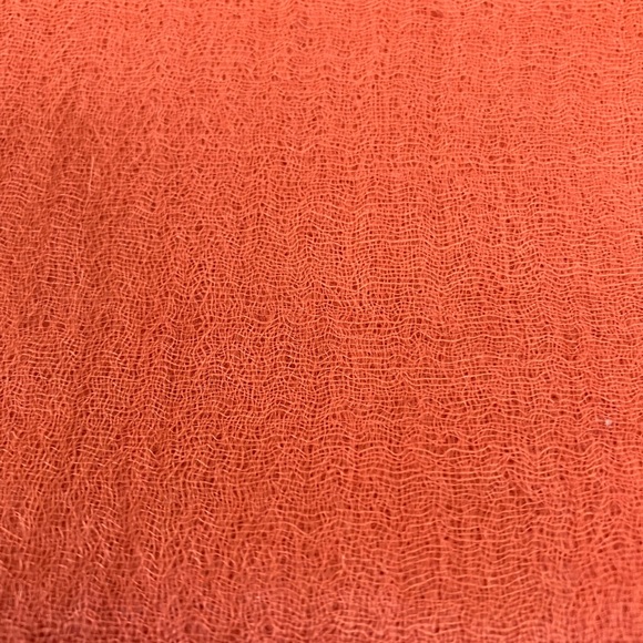 Orange/Rust Cashmere Scarf/Shawl - Picture 3 of 13